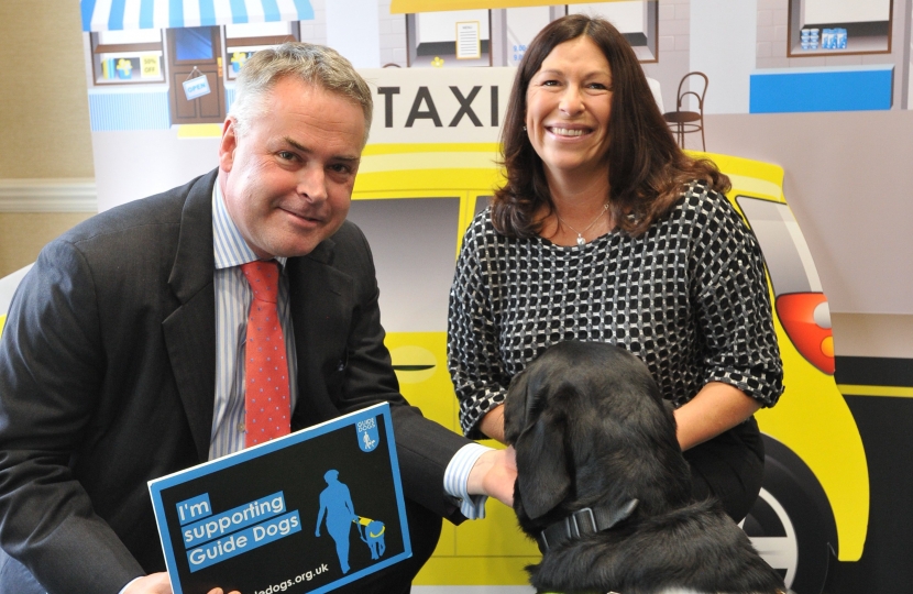 Tim Loughton & Guide Dog